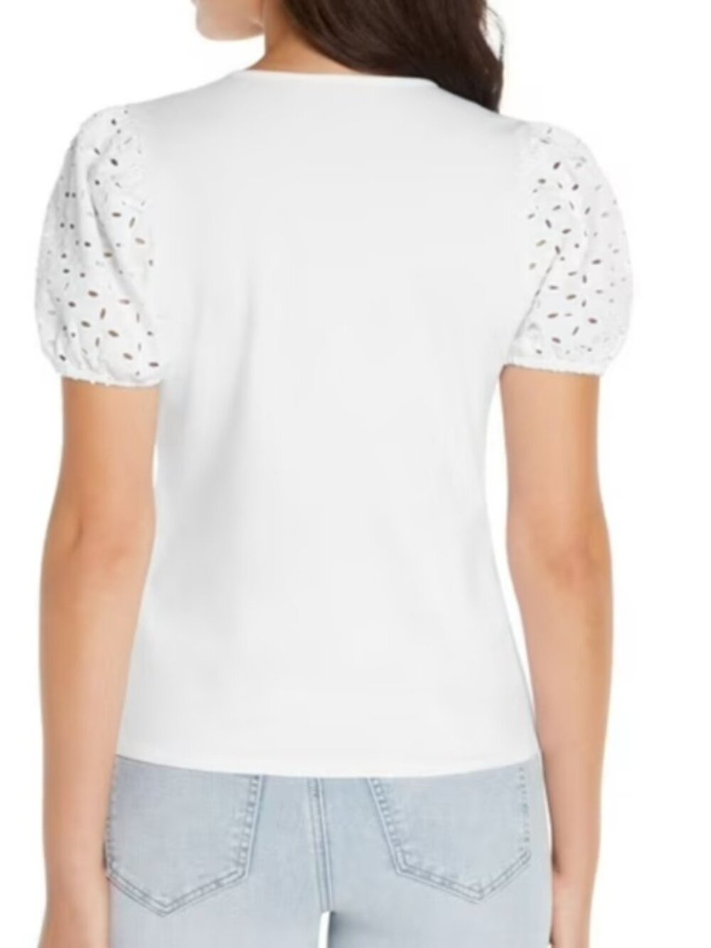 Express Women's Fashion Spring Short Sleeve Top - Picture 2 of 7